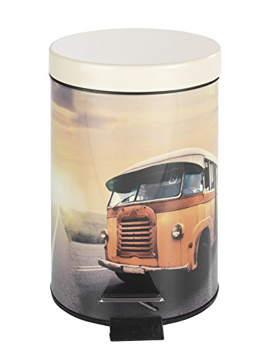 Cubo de baño original con impresión Vintage