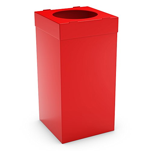 ¡Un contenedor XXL para clasificar en el trabajo! Color rojo